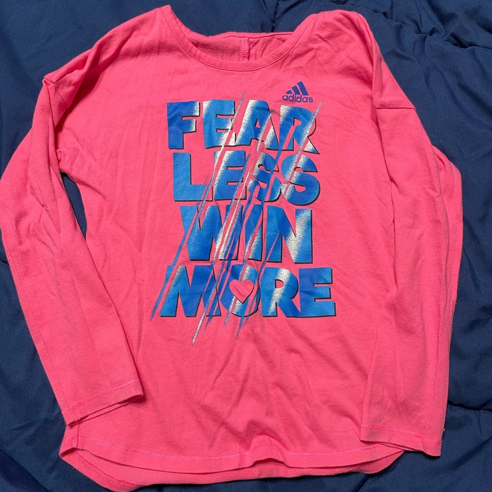 Adidas long sleeve girls shirt